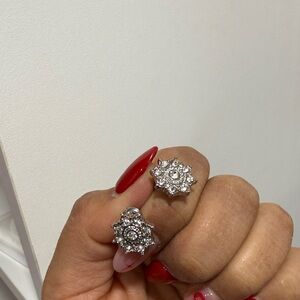 Elegant Silver Stud Earrings